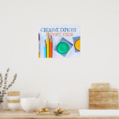 Creative maakt gebruik van de verlichting van stre poster (Keuken)