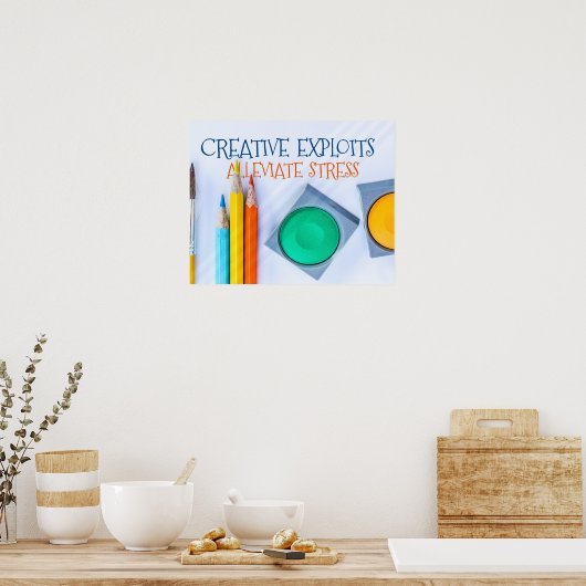 Creative maakt gebruik van de verlichting van stre poster (Keuken)