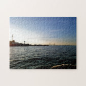 Creative Mackinac bridge-foto puzzel Legpuzzel (Horizontaal)