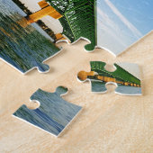 Creative Mackinaw bridge sky foto puzzel puzzel (Zijkant)