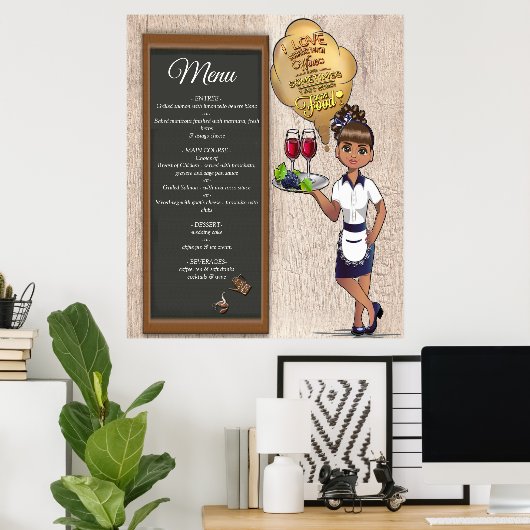 Creative Magic Coffee-shop Poster (Thuiskantoor)