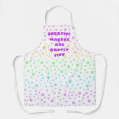 Creative Makers zijn zelden Tidy Rainbow-Stippen S Schort (Voorkant)