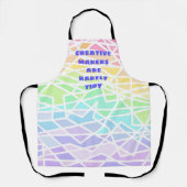 Creative Makers zijn zeldzaam Tidy Rainbow-Schort Schort (Voorkant)