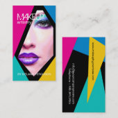 Creative  Makeup Artist Visitekaartjes (Voorkant / Achterkant)