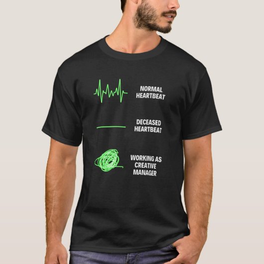 Creative Manager-werkerder T-shirt (Voorkant)