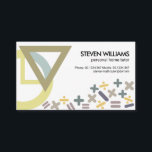 Creative Mathematics Symbols Motif Tiller Visitekaartje<br><div class="desc">Het ontwerp is voorzien van een creatief bruine schaduwen wiskunde symbool motief. Bovenaan op de kaart staan uw prestigieuze naam en functie, met de contactgegevens eronder. Er is een verborgen gouden "pi"-logo in de linkeronderhoek, zodat deze zichtbaar is. Overleaf, in een witte omslag, is de gouden "pi"logo bij de bovenkant...</div>