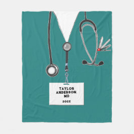 Creative Medical Doctor Fleece Blanket
