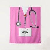 Creative Medical School Afstuderen Gefeliciteerd Wandkleed (Voorkant)