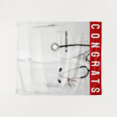 Creative Medical School Afstuderen Gefeliciteerd Wandkleed (Voorkant (horizontaal))