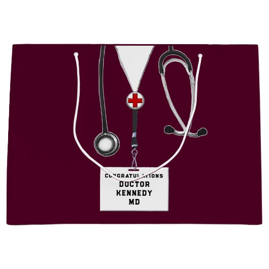 Creative Medical School Afstuderen Groot Cadeauzakje (Voorkant)