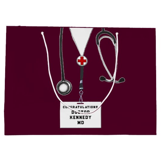 Creative Medical School Afstuderen Groot Cadeauzakje (Achterkant)