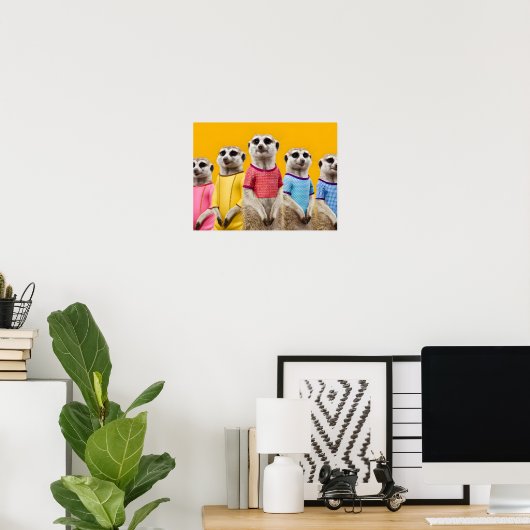 Creative Meerkat Group Poster (Thuiskantoor)