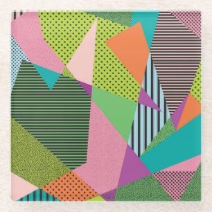 Creative Memphis Lijst Modern Design Glazen Onderzetter
