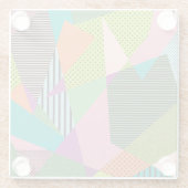Creative Memphis Lijst Modern Design Glazen Onderzetter (Achterkant)