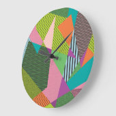 Creative Memphis Lijst Modern Design Grote Klok (Hoek)