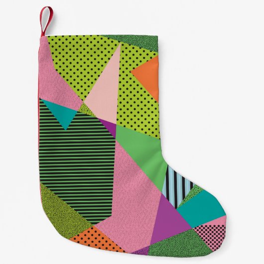 Creative Memphis Lijst Modern Design Kleine Kerstsok (Voorkant)