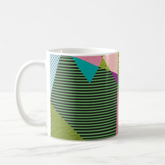 Creative Memphis Lijst Modern Design Koffiemok (Links)