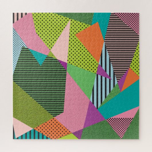 Creative Memphis Lijst Modern Design Legpuzzel (Verticaal)