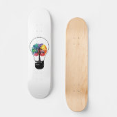 Creative Mind Schaats Deck Persoonlijk Skateboard (Voorkant)