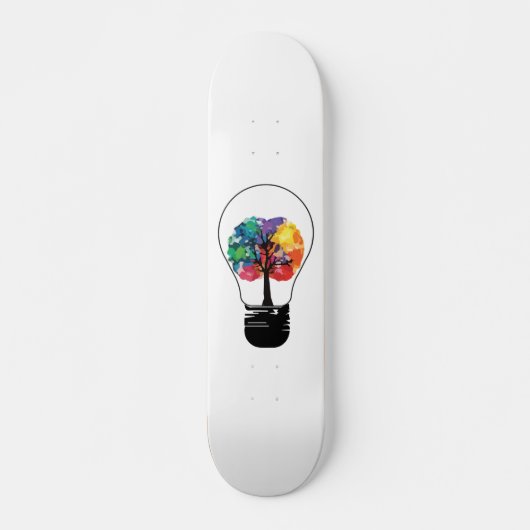 Creative Mind Schaats Deck Persoonlijk Skateboard (Voorkant)