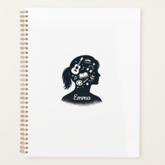 Creative Mind Silhouette | Personalized Artistic  Planner