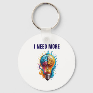 Creative Minds-Tas: "Ik heb meer hersenkracht nodi Sleutelhanger