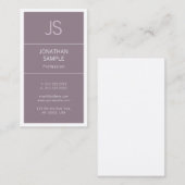 Creative minimalist Design Modern Plain Excellent Visitekaartje (Voorkant / Achterkant)