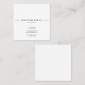 Creative minimalist Design Trendy Sjabloon Modern Vierkante Visitekaartje (Voorkant / Achterkant)