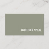 Creative minimalist Modern Monogram Plain Luxe Visitekaartje (Voorkant)