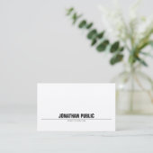 Creative minimalist Professional, eenvoudig Visitekaartje (Staand voorkant)