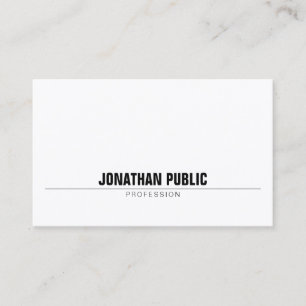 Creative minimalist Professional, eenvoudig Visitekaartje