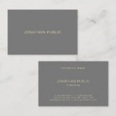 Creative minimalist Professional Moderne Sjabloon Visitekaartje (Voorkant / Achterkant)