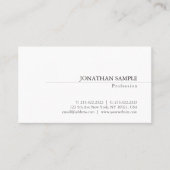 Creative minimalistisch design, klassieke platte r visitekaartje (Voorkant)