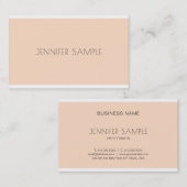 Creative minimalistisch modern design luxe rendy visitekaartje (Voorkant / Achterkant)