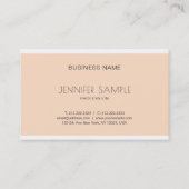 Creative minimalistisch modern design luxe rendy visitekaartje (Achterkant)