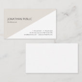 Creative-minimalistische Sjabloon Moderne elegant Visitekaartje (Voorkant / Achterkant)