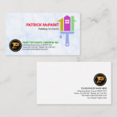 Creative Misty Waves Home Painting Service Visitekaartje (Voorkant / Achterkant)