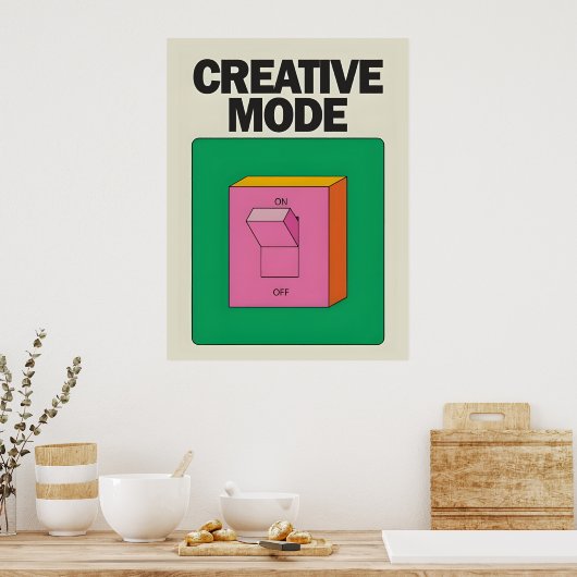 Creative Mode | Decorative Poster (Keuken)