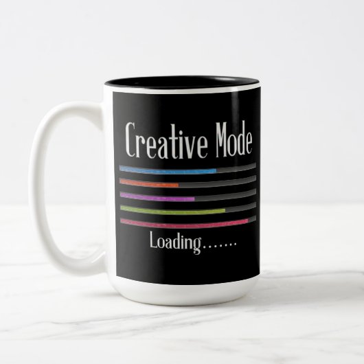 Creative Mode Loading Artist Coffee Mok (Links)