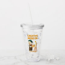 Creative Mode On: Painter Bichon Dog Artist Art