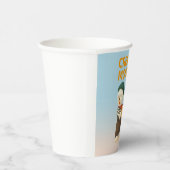 Creative Mode On: Painter Bichon Dog Artist Art Papieren Bekers (Rechts)