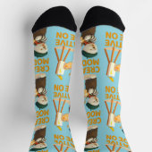 Creative Mode On: Painter Bichon Dog Artist Art Sokken (Top)