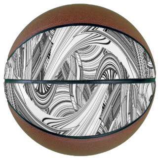 Creative Modern Art Black en White Basketbal