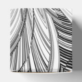 Creative Modern Art Black en White Bedankdoosjes (Bovenkant)