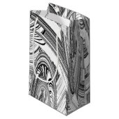 Creative Modern Art Black en White Klein Cadeauzakje (Voorkant Gekanteld)
