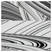 Creative Modern Art Black en White Stof (Swatch)