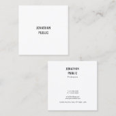 Creative Modern Clean Sjabloon Trendy Professional Vierkante Visitekaartje (Voorkant / Achterkant)