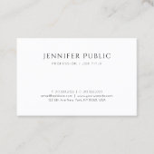 Creative Modern Design Simple Plain Professional Visitekaartje (Voorkant)