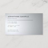 Creative modern design, stijlvol en vloeiend, slan visitekaartje (Achterkant)