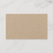 Creative Modern Elegant Colour Premium Kraft Luxur Visitekaartje (Achterkant)